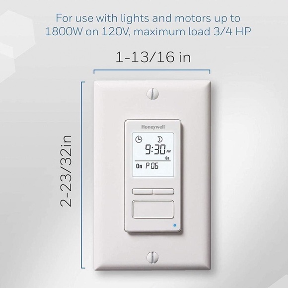 Honeywell Home Solar 7 Day Programmable Light Switch Timer - RPLS740B - Picture 3 of 5